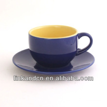 Taza de café de KC-03003high calidad con el platillo, taza de té simple, vida hermosa
